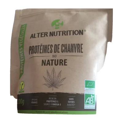 Protéines de chanvre Alter Nutrition