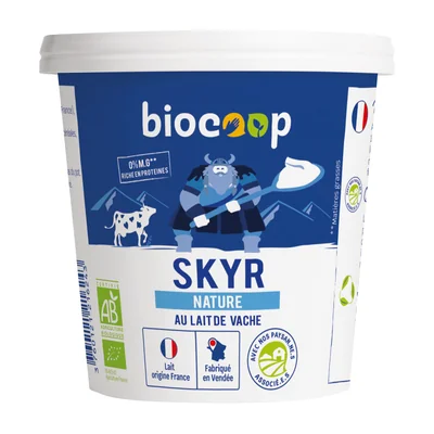 Skyr nature vache 400g CC Biocoop