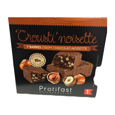 Protifast barres Crousti' noisette Protifast