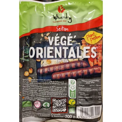 Végé' orientales épicées Wheaty