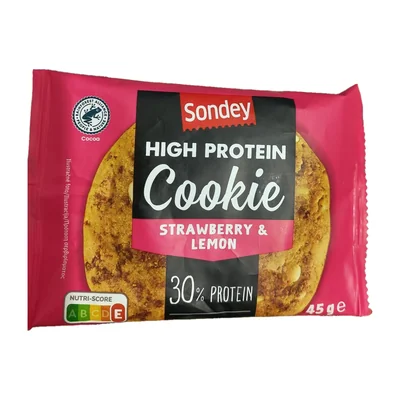 Protein cookies strawberry & lemon Sondey