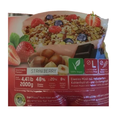 Protein Muesli, Erdbeere Ironmaxx