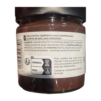 Vegan protein cream - crunchy hazelnut-cacao Nu3