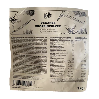 Protéine vegan en poudre à la vanille KoRo