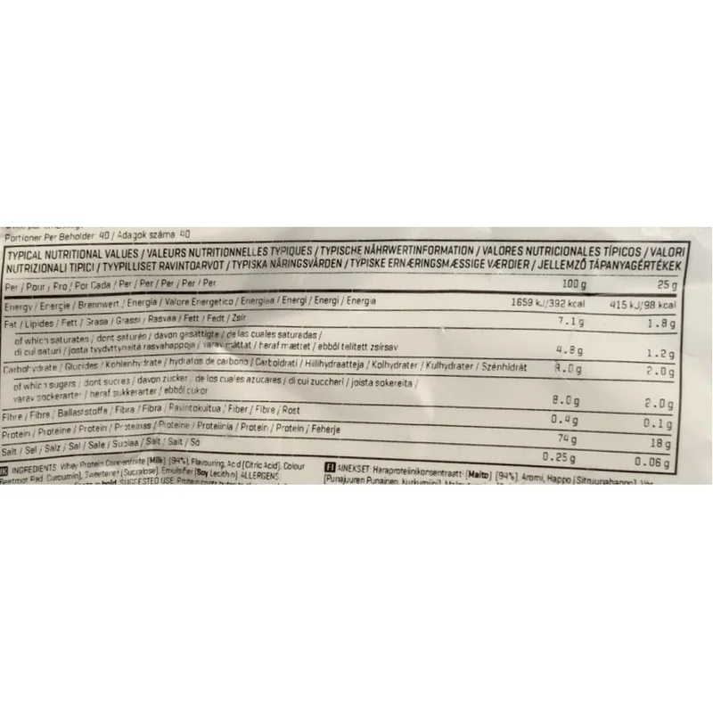 Myprotein Impact Whey Protein Summer Fruit 1000 GM MYPROTEIN