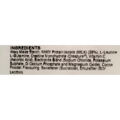 My Protein Recovery XS Chocolate Smooth - 1800g my protein
