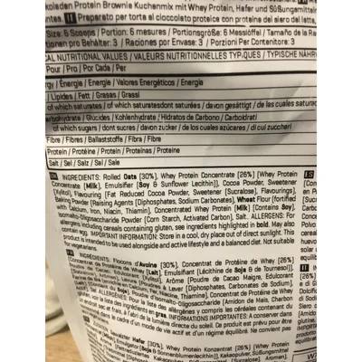 Myprotein Protein Brownie Mix, Schokolade MYPROTEIN
