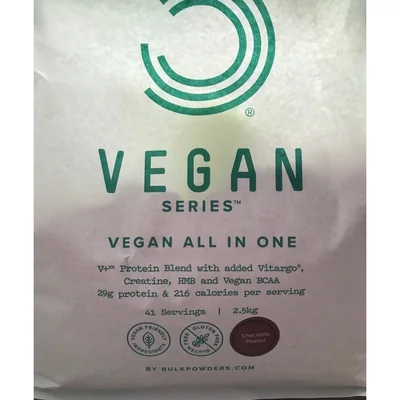 Protéines vegan series all in one chocolat peanut Bulk Powders