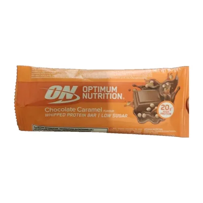 Chocolate Caramel Whipped Protein Bar Low Sugar Optimum Nutrition