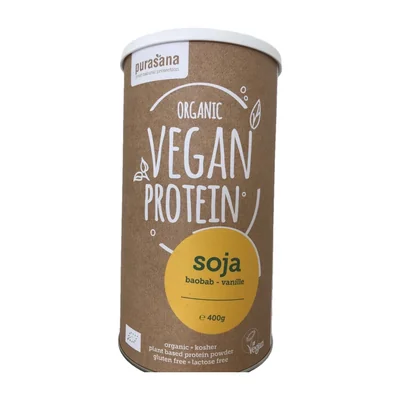 VEGAN PROTEIN Soja baobab vanille Purasana