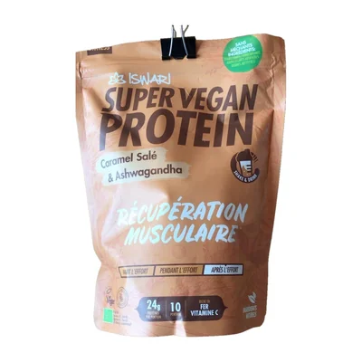 Super vegan protein caramel salé ISWARI
