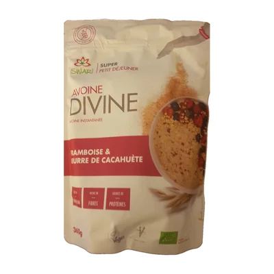 Avoine Divine framboise & beurre de cacahuète ISWARI