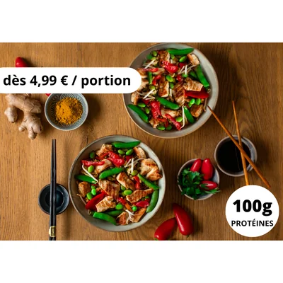 Bowl Thaï au poulet (XL, 2 Portions)