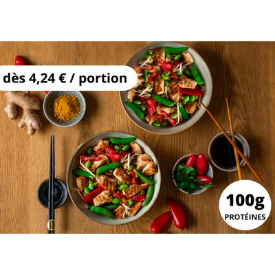 Bowl Thaï au poulet (XL, 2 Portions)